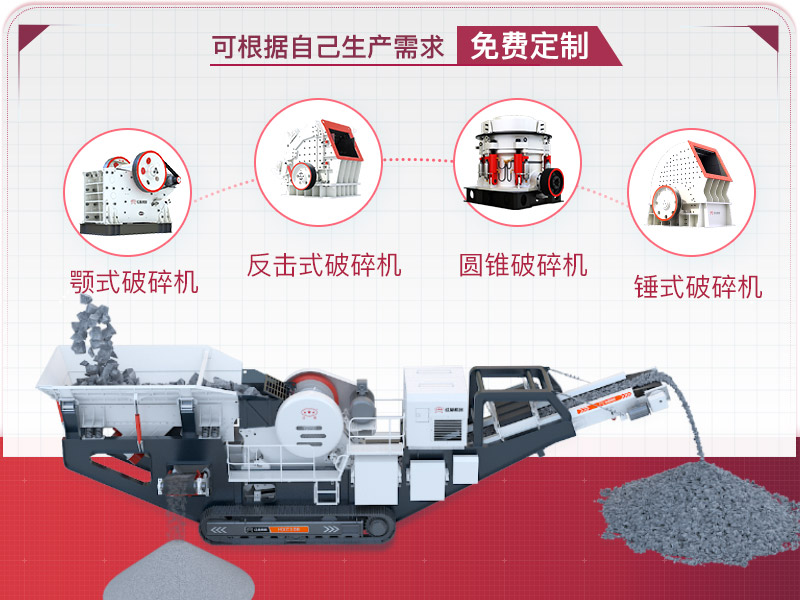 步履式移動破碎機(jī)設(shè)備配置